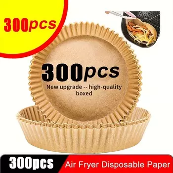 300 шт. в упаковке, бумага для фритюрницы, круглая бумага, подкладка для фритюрницы в духовке, форма для выпечки, кухонный бар, печеный картофель, гамбургер, обезжиренная бумага для фритюрницы