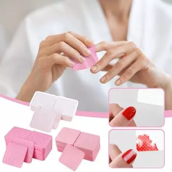 300 шт. ватных дисков для удаления, протирания и чистки ногтей One Size