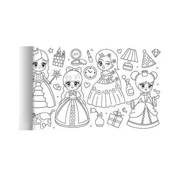 300 см DIY рулон для рисования липкая цветная бумага для заполнения рулон раскраски дети DIY живопись развивающие игрушки для детей one size розовый