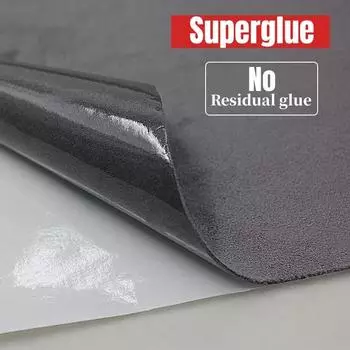 300 см длинная самоклеящаяся кожаная замшевая ткань, бархатная ткань для модификации салона автомобиля дверная панель верстак DIY кожевенное ремесло 20x30cm кофейный