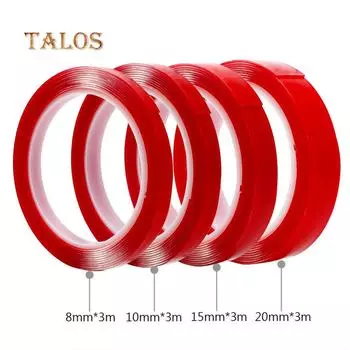 300 см двухсторонняя наклейка на автомобильную ленту, прозрачная суперклейкая автоаксессуар, автомобильный аксессуар 5mm