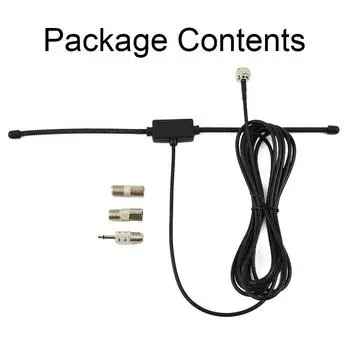 300 см FM-радио антенна FM диполь антенный разъем адаптер FM радио домашний стерео аудио видео домашний кинотеатр приемник