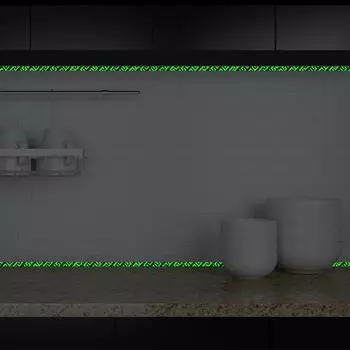 300 см/рулон Водонепроницаемая светящаяся лента Светящаяся в темноте Светящаяся лента Флуоресцентная лента Светящаяся клейкая лента 3