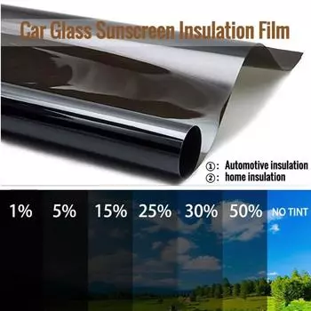 300 см x 50 см черная автомобильная оконная пленка рулонная пленка для автомобильного стекла дома летняя солнечная УФ-защитная наклейка пленка 5Percent