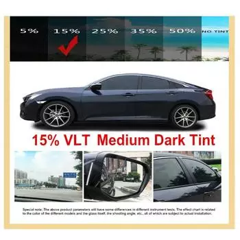 300 см x 50 см черная автомобильная оконная пленка рулонная пленка для автомобильного стекла дома летняя солнечная УФ-защитная наклейка пленка 35Percent