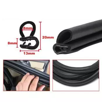 300 см Защитная кромка двери, износостойкий автомобильный корабль, пылезащитная резиновая уплотнительная полоса
