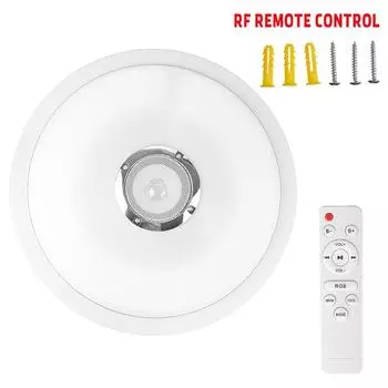 300 Вт 12,99 дюймовые светодиодные RGB потолочные светильники Bluetooth музыкальный динамик лампа пульт+управление приложением диммируемые современные умный дом вечеринка светодиодные потолочные светильники RF remote control