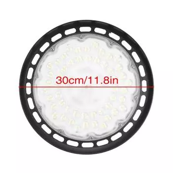 300 Вт 200 Вт 100 Вт НЛО Склад Мастерская Гаражный Свет Светодиодный Светильник Высокого Уровня Промышленная Лампа Цех Высокое Освещение AC180-240В 216LED