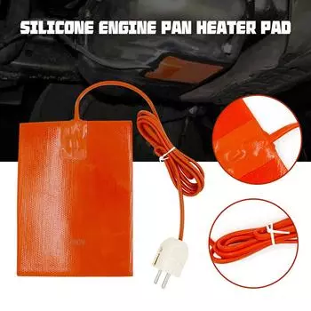 300 Вт Автомобильный двигатель масляный поддон бак нагреватель силиконовый масляный нагревательный элемент 110 В/220 В моторный масляный бак нагревательная пластина с вилкой ЕС США