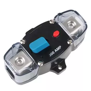300A сброс страховой автоматический выключатель автоматический выключатель держатель предохранителя автомобиль грузовик аудио усилитель 12V-48V 4GA адаптер стерео усилитель ремонт 300A