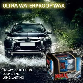 300g Ultra Waterproof Wax Kit, Automobiles Solid Waterproof Palm Wax, Preferred Wax for Rainy Days, Strong Hydrophobic, Anti Mud