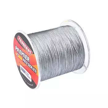 300M 6LB-100LB PE плетение 4 нити плетеная веревка для открытой морской лески 8 серый