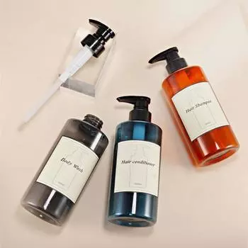 300ml 500ml Soap Dispenser Bottles for Kitchen Bathroom Refillable Shampoo Shower Gel Liquid Container Lotion Bottles 300ML синий