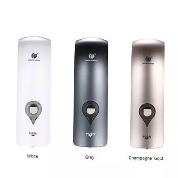 300ml Soap Dispenser No Drilling Wall Mounted Single-Head Manual Soap Dispenser Bathroom Shower Gel Liquid Shampoo Holder 300ml белый