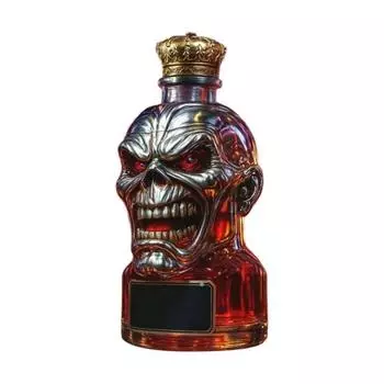 300ML Whiskey Decanter Glass Whiskey Bottle Statue Artistic Liquor B