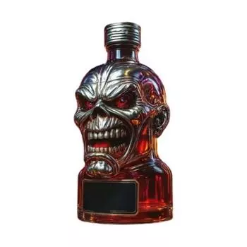 300ML Whiskey Decanter Glass Whiskey Bottle Statue Artistic Liquor A