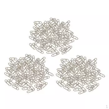 300pcs Fishing Snap Swivel Hook Bass Connector L