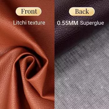 300x50 см кожаная самоклеящаяся заплатка для ремонта салона автомобиля, большие самоклеящиеся наклейки из кожи и ткани, реставрационные работы 70x50cm чёрный