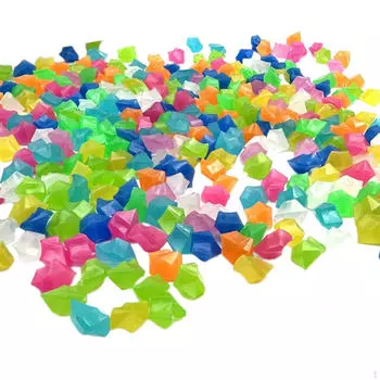 300x светящиеся гальки светящиеся камни DIY украшения аксессуары смола в помещении и на открытом воздухе ремесло