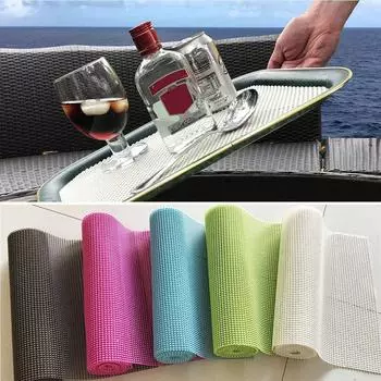 30150 см многоцелевой нескользящий коврик из ПВХ для столешницы, шкафа, посуды, подушки для ящиков, бытовые принадлежности для кухни и автомобиля чёрный