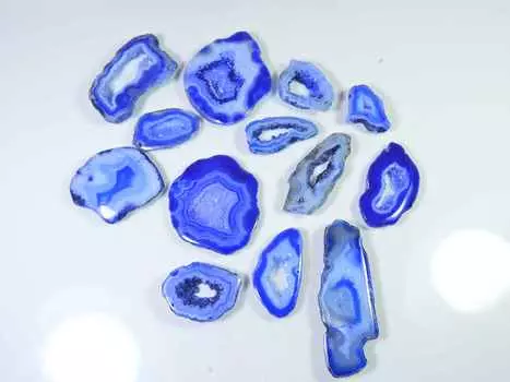 302Cts. Натуральный солнечный друзовый агат кабошон россыпью драгоценный камень 14 шт. лот 25-34 мм RQ-1445