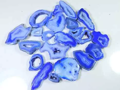 302Cts. Натуральный солнечный друзовый агат кабошон россыпью драгоценный камень 21 шт. лот 13-30 мм RQ-1447