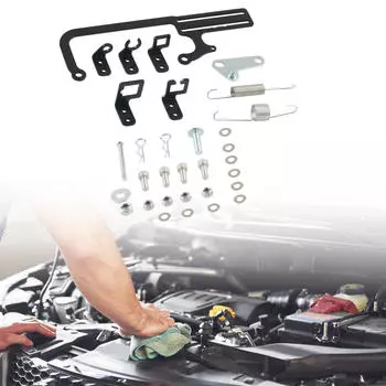 304147 Кронштейн крепления троса дроссельной заслонки карбюратора Премиум Высокопроизводительные детали Алюминиевый сплав