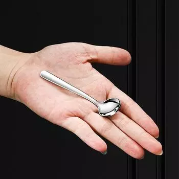 304 ложка для ароматизатора из нержавеющей стали, ложка для соли, ложка для перемешивания кофе, милая десертная ложка, мини-ложка для мороженого серебряный