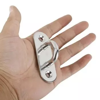 304-M6 M5 M8 Овальная глазная доска Морская палубная пряжка Скоба для крепления паруса на лодке - нержавеющая сталь морского класса 304