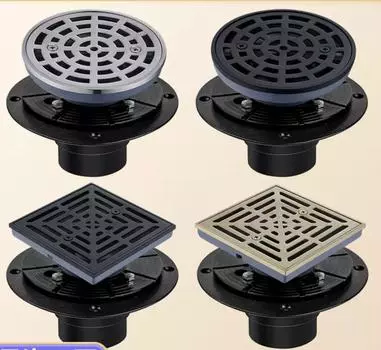 304 нержавеющая сталь антизапах решетчатая плитка Insrt матовый черный матовый золотой быстрый слив слив для пола