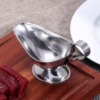 304 нержавеющая сталь фруктовый салат соус черный перец чашка кухонный инструмент для дома западная еда сок лодка ресторан инструмент