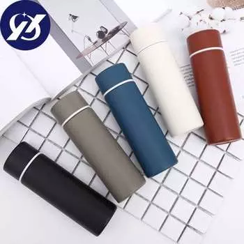 304 Нержавеющая сталь Карманная термос Творческая компактная мини-прямая чашка для воды Симпатичная студенческая чашка красный