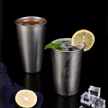 304 нержавеющая сталь кружка для кофе многоразовые пивные кружки чай молоко вода чашки посуда для кемпинга барная посуда