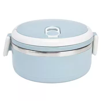 304 нержавеющая сталь ланч-бокс круглый герметичный теплоизоляционный бенто-бокс для школы и офиса L