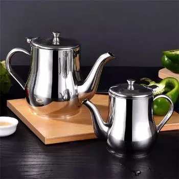 304 Нержавеющая сталь Масляная банка Кухонный масляный фильтр Чашка Бытовой фильтр Сетка Масляный бак Горшок для утечки масла Утечка масла Резервуар для хранения масла Масляный горшок