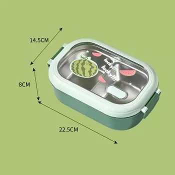 304 нержавеющая сталь отсек изолированный ланч-бокс офисный работник студенты герметичный портативный Bento микроволновая печь подогрев еды контейнер