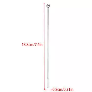 304 нержавеющая сталь палочка для размешивания кофе бар Juice Rio коктейль креативная палочка для смешивания палочки для шампанского Silver, серебряный