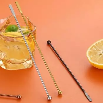 304 нержавеющая сталь палочка для размешивания кофе бар Juice Rio коктейль креативная палочка для смешивания палочки для шампанского серебряный