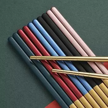 304 нержавеющая сталь палочки для еды обеденная посуда дорожные портативные палочки для еды с ящиком для хранения столовая посуда кухонные принадлежности