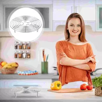 304 нержавеющая сталь рисоварка охлаждающая стойка полки духовка бекон для пароварки нить многофункциональная кулинария выпечка держатель проволока