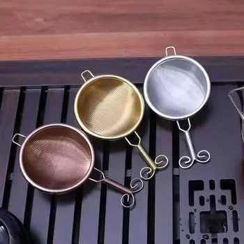 304 Нержавеющая сталь ситечко для заваривания чая сетка для заваривания чая чайник с мелкой сеткой фильтр для заваривания чайных листьев чайная утварь