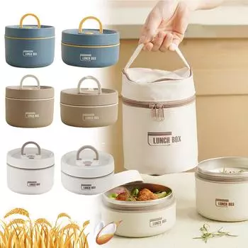304 нержавеющая сталь термоконтейнер для ланча портативный изолированный контейнер для ланча штабелируемый герметичный пищевой контейнер изолированный контейнер для ланча