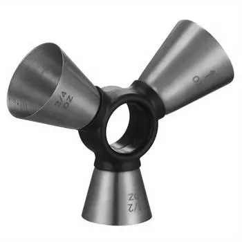 304 нержавеющая сталь три головки мерные стаканы унция чашка диспенсер для вина с емкостью бар миксер кухонные гаджеты