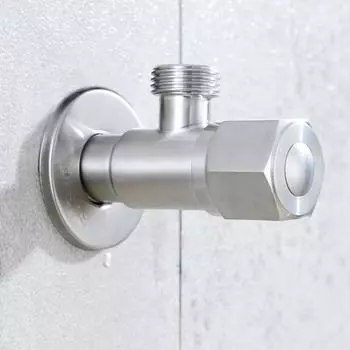 304 Нержавеющая сталь Угловые клапаны Аксессуары для кухни и ванной комнаты Соединительный клапан для унитаза Раковина Водонагреватель BSP