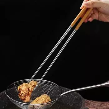 304 нержавеющая сталь жареные палочки для еды удлиненный стиль бытовые 40 см сервировка черпание лапша столовая посуда китайская кухня обеденный бар белый