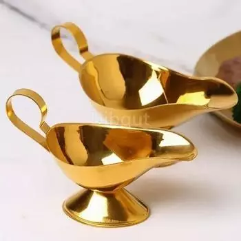 304 Соус без капель для соуса Lip Salt Spice Sauce Boat Kitchen Restaurant Steak Saus Lip Stainless Steel Sauce Storage Box Spice Banquet