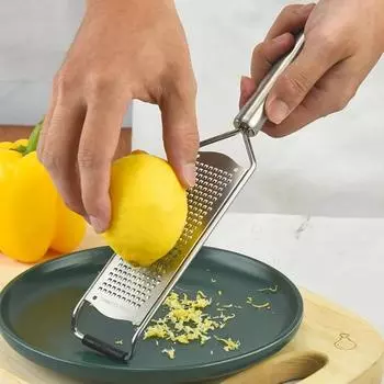 304 Stainless Steel Cheese Grater Multifunction Handle Cheese Grater Lemon Grater Shredder Kitchen Gadgets and Accessories