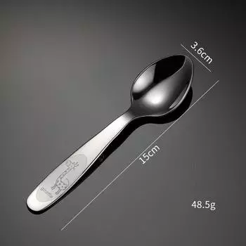 304 Stainless Steel Cute Cutlery Set for Children with Giraffe Pattern Spoon Fork Knife Teaspoon Dinnerware Dishwasher Safe