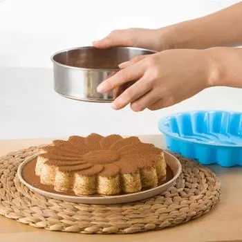 304 Stainless Steel Flour Sieve 60 Mesh Thickened Sesame Baking Tools Holding Ultrafine Flours Sift Kitchen Cake Accesories 15cm