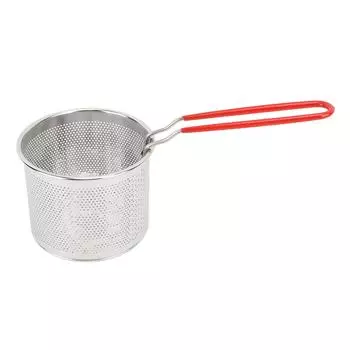 304 Stainless Steel French Fries Basket Multifunctional High Temperature Resistant Round Deep Fry 16cm / 6.3in